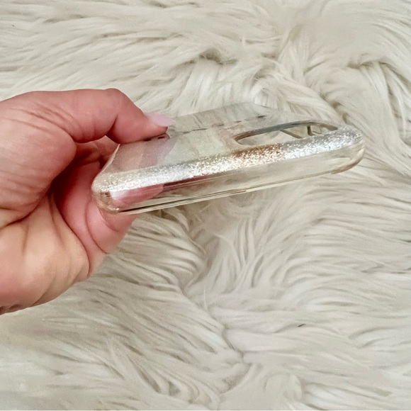 Coach Protective Case for iPhone 11 Glitter Americana Neutral Silver Glitter - Picture 4 of 5